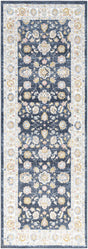 Surya Lavadora LVR-2350 Dark Blue Ivory 2'7" x 7'3" Rug
