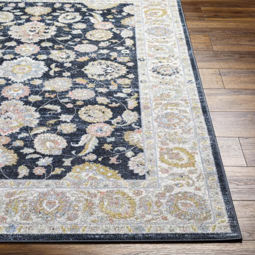 Surya Lavadora LVR-2350 Dark Blue Ivory 2'7" x 7'3" Rug