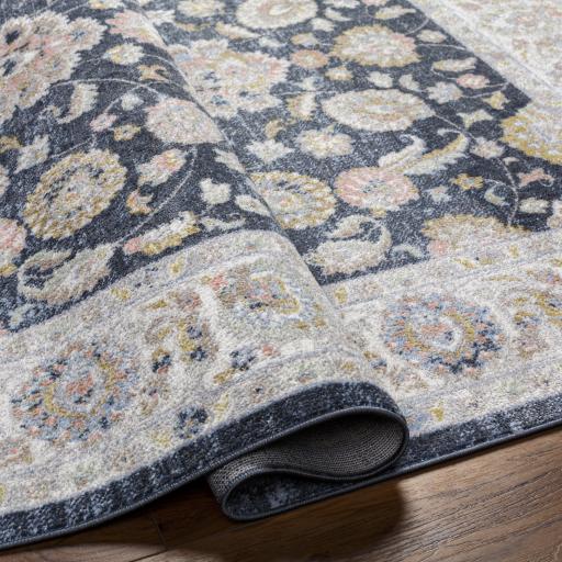 Surya Lavadora LVR-2350 Dark Blue Ivory 2'7" x 7'3" Rug