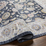 Surya Lavadora LVR-2350 Dark Blue Ivory 2'7" x 7'3" Rug