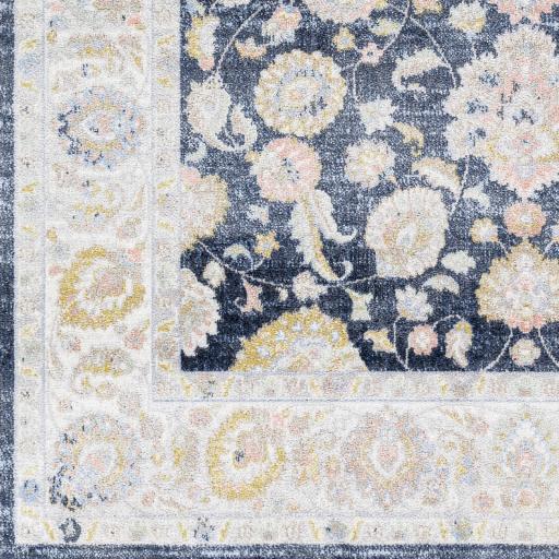 Surya Lavadora LVR-2350 Dark Blue Ivory 2'7" x 7'3" Rug