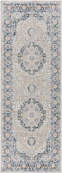 Surya Lavadora LVR-2352 Ivory Light Blue 6'7" x 9' Rug