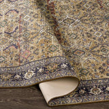 Surya Leicester LEC-2305 Brick Red Cream 5'3" x 7' Rug