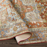Surya Leicester LEC-2306 Brick Red Cream 2'7" x 7'3" Rug