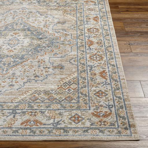 Surya Lillian LLL-2318 Brick Red Brown 6'7" Round Rug