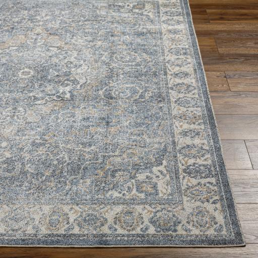 Surya Lillian LLL-2320 Black Brown 5'3" x 7' Rug