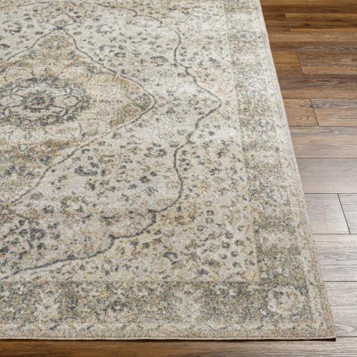 Surya Lillian LLL-2322 Black Brown 2' x 2'11" Rug