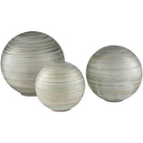 Surya Rondure RDR-001 12"H x 12"W x 12"D, 10"H x 10"W x 10"D, 8"H x 8"W x 8"D Decorative Accent