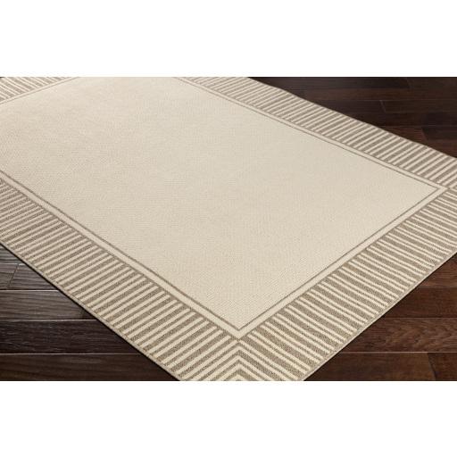 Surya Alfresco ALF-9685 Beige Brown 7'3" Square Rug