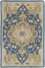 Surya Caesar CAE-1145 Brown Ink Blue 6' x 9' Oval Rug