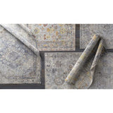 Surya Liverpool LVP-2301 Black Brown 3'11" x 5'7" Rug