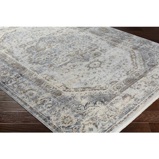 Surya Liverpool LVP-2302 Black Brown 2'7" x 4'11" Rug