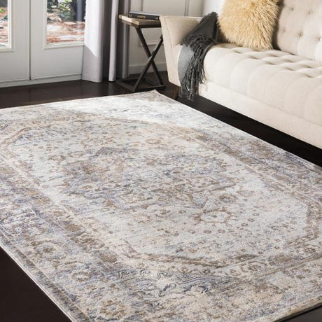 Surya Liverpool LVP-2302 Black Brown 7'10" x 10'2" Rug