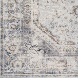 Surya Liverpool LVP-2302 Black Brown 7'10" x 10'2" Rug