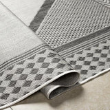 Surya Long Beach LBH-2300 Charcoal Ivory 5'3" x 7' Rug