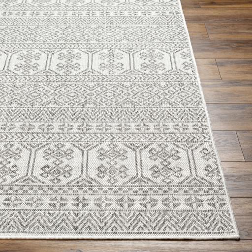 Surya Long Beach LBH-2305 Charcoal Ivory 5'3" x 7' Rug