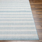 Surya Long Beach LBH-2306 Aqua Ivory 2'7" x 7'3" Rug