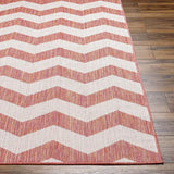 Surya Long Beach LBH-2310 Brick Red Ivory 2'7" x 7'3" Rug