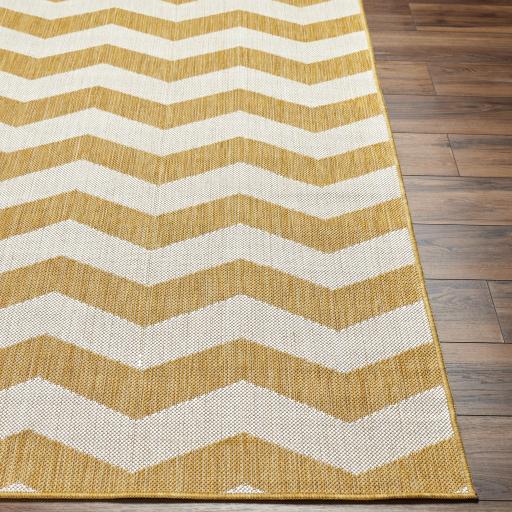 Surya Long Beach LBH-2312 Ivory Mustard 2'7" x 7'3" Rug