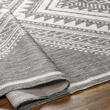 Surya Long Beach LBH-2337 Charcoal Ivory 5'3" x 7' Rug