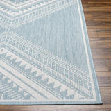 Surya Long Beach LBH-2339 Aqua Ivory 6'7" x 9' Rug