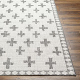 Surya Long Beach LBH-2361 Charcoal Ivory 5'3" x 7' Rug