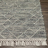 Surya Lucia LCI-2300 Black Charcoal 5' x 7'6" Rug
