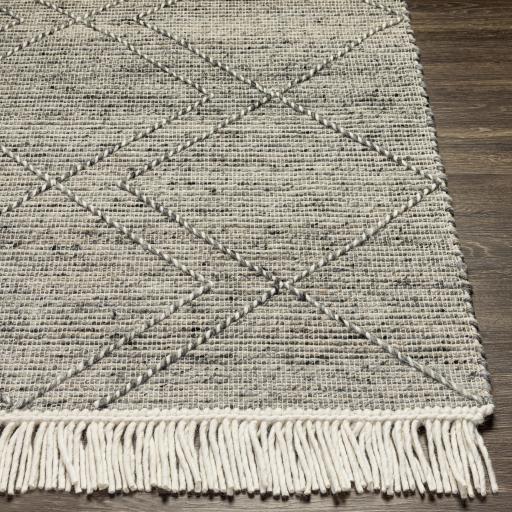 Surya Lucia LCI-2303 Charcoal Cream 2'3" x 3'9" Rug