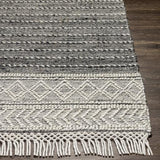 Surya Lucia LCI-2304 Charcoal Cream 2'3" x 3'9" Rug