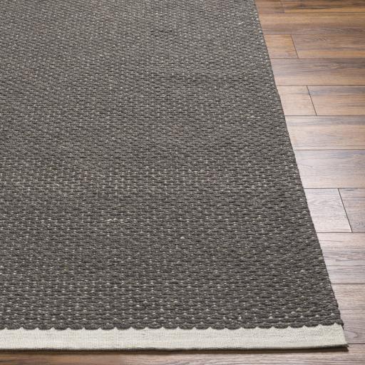 Surya Lumi LUM-2305 Charcoal Cream 2' x 3' Rug
