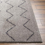 Surya Lykke LKK-2304 Black Light Gray 2'7" x 4' Rug