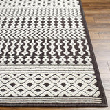 Surya Lyna LYA-2310 Black Off-White 2'7" x 7'2" Rug