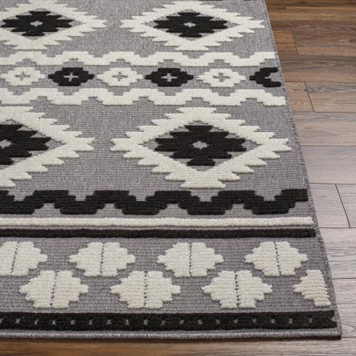Surya Lyna LYA-2321 Black Gray 3'3" x 5' Rug