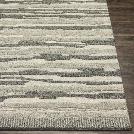 Surya Madelyn MYN-2306 Charcoal Light Beige 8'10" x 12' Rug