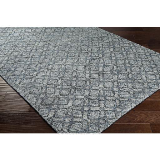 Surya Malaga MAG-2302 Dark Brown Denim 6' x 9' Rug