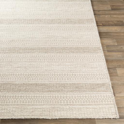 Surya Mardin MDI-2302 Cream Medium Gray 6' x 9' Rug