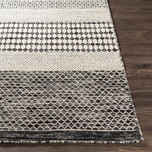 Surya Mardin MDI-2306 Beige Black 2'6" x 8' Rug