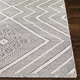 Surya Mardin MDI-2308 Black Cream 2' x 3' Rug