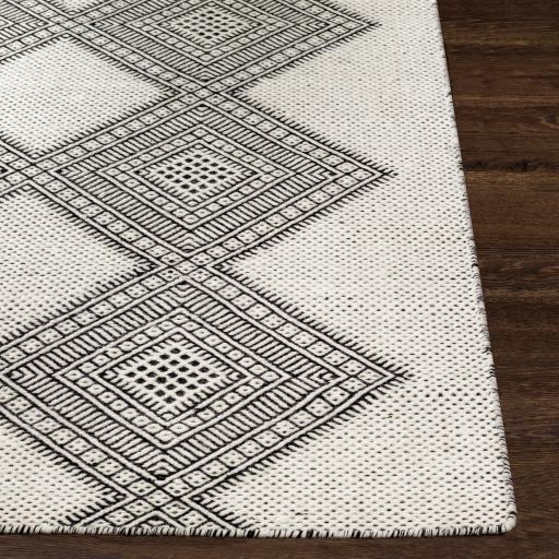 Surya Mardin MDI-2310 Black Cream 8'10" x 12' Rug