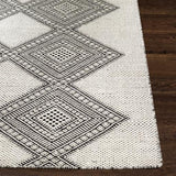 Surya Mardin MDI-2310 Black Cream 8'10" x 12' Rug