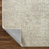 Surya Margot BOSC-2302 Dark Brown Dusty Sage 6'7" x 9' Rug