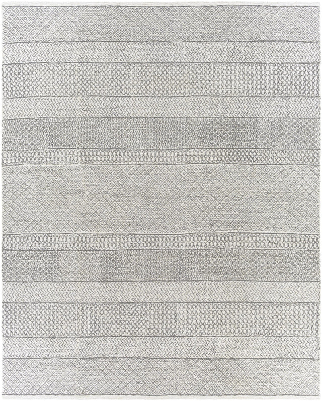 Surya Maroc MAR-2301 Black Charcoal 6' x 9' Oval Rug