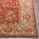 Surya Mirabel MBE-2307 Brick Red Charcoal 2'7" x 3'11" Rug