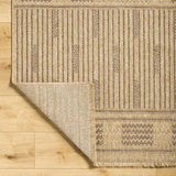 Surya Mirage MGE-2309 Dark Brown Tan 5'3" x 7' Rug