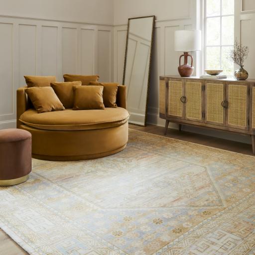 Surya Drancy DAC-001 33"H x 55"W x 47"D Accent and Lounge Chairs