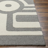 Surya Brook BKO-2300 Beige Charcoal 5' x 7'6" Rug