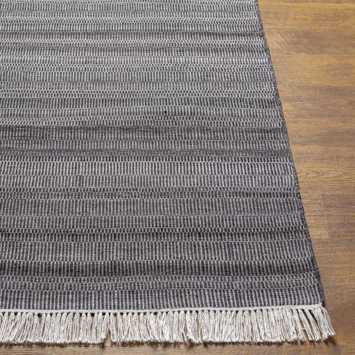 Surya Lily LYI-2304 Charcoal Dark Brown 2'6" x 8' Rug
