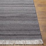 Surya Lily LYI-2304 Charcoal Dark Brown 2'6" x 8' Rug