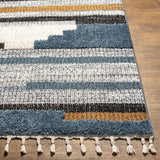Surya Lofty LOF-2305 Black Blue 5'3" x 7' Rug