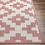 Surya Long Beach LBH-2309 Brick Red Ivory 5'3" x 7' Rug